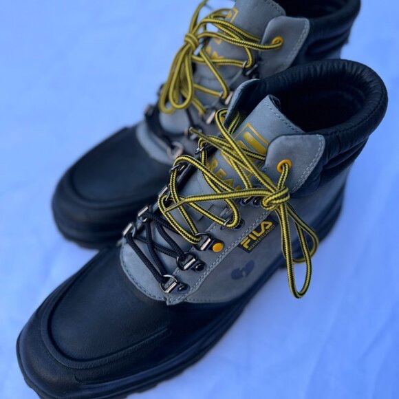 FILA x Wu-Tang Clan Hiking Boots – Limited Edition Black & Grey Wu Wear Size 10 main image 8